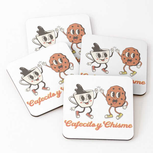 Item preview, Cafecito y Chisme Retro Groovy designed and sold by Magnolia Valley Art.