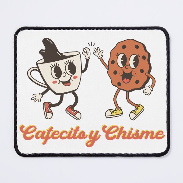 Item preview, Cafecito y Chisme Retro Groovy designed and sold by Magnolia Valley Art.