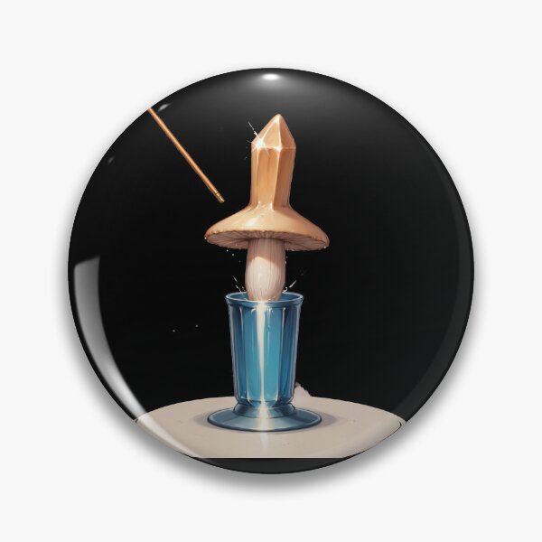Item preview, Trippy crystal Magic Mushrooms Tea Cup wand designed and sold by Arcane  Adorable.