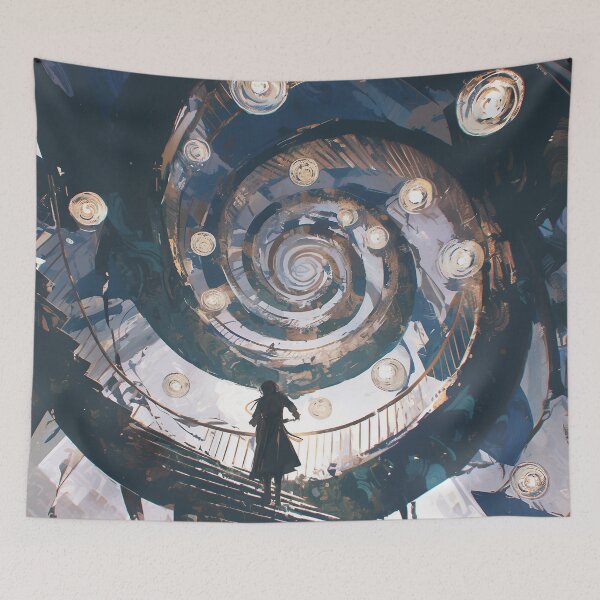 Item preview, Swirling stairways designed and sold by Nowshin Tasnim.