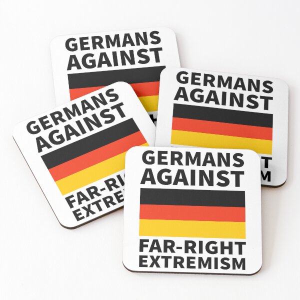 Item preview, Germans against far-right extremism  designed and sold by Rachel the Artist .