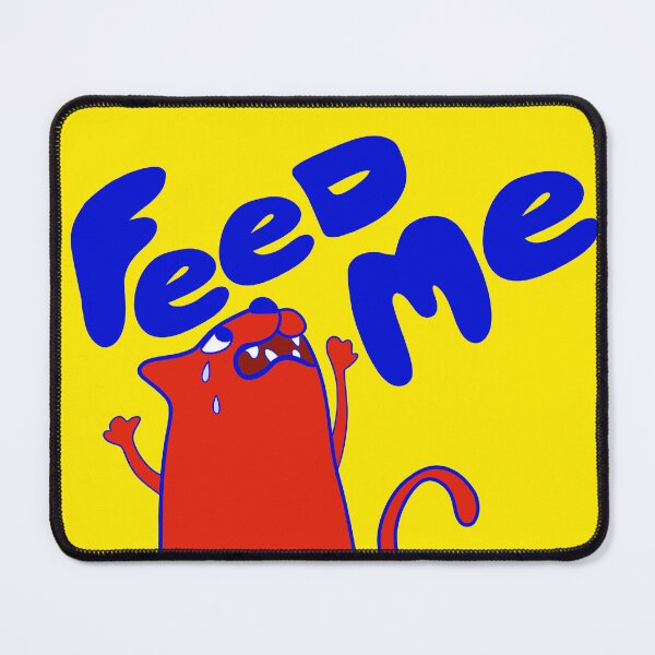 Item preview, "Feed Me" Crybaby Crying Cat Art Illustration designed and sold by paintvvitch.