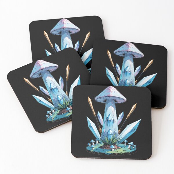 Item preview, Trippy crystal Magic Mushrooms Alter  designed and sold by Arcane  Adorable.