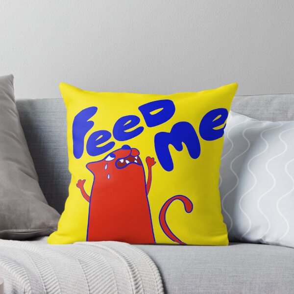 Item preview, "Feed Me" Crybaby Crying Cat Art Illustration designed and sold by paintvvitch.