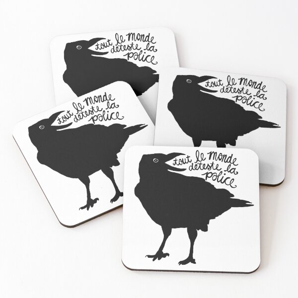 Item preview, Tout Le Monde Déteste La Police Crow designed and sold by sapphosphere.
