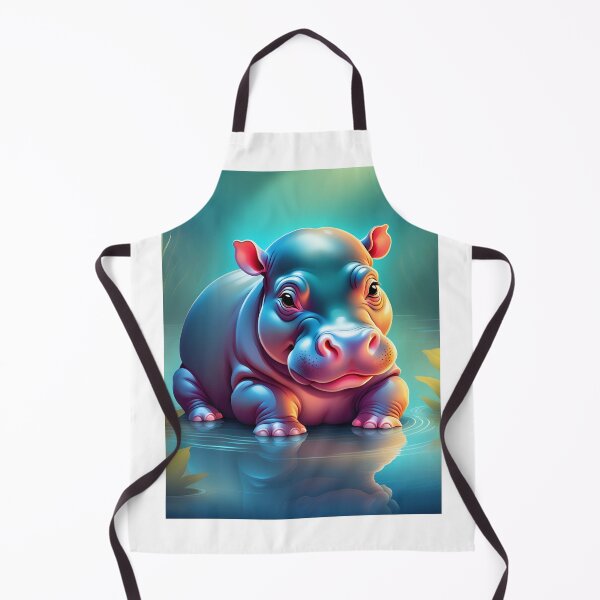 Item preview, Chunky and Charming: The Newest Baby Hippo Arrival designed and sold by TrueBrick.