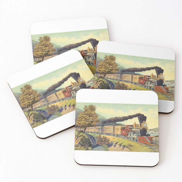 Item preview, American Express Train Illustration designed and sold by Mahilis.