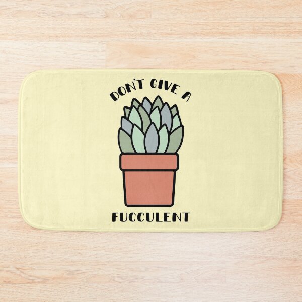 Item preview, Don't Give a Fucculent Punny Succulent Plant Mom designed and sold by Magnolia Valley Art.