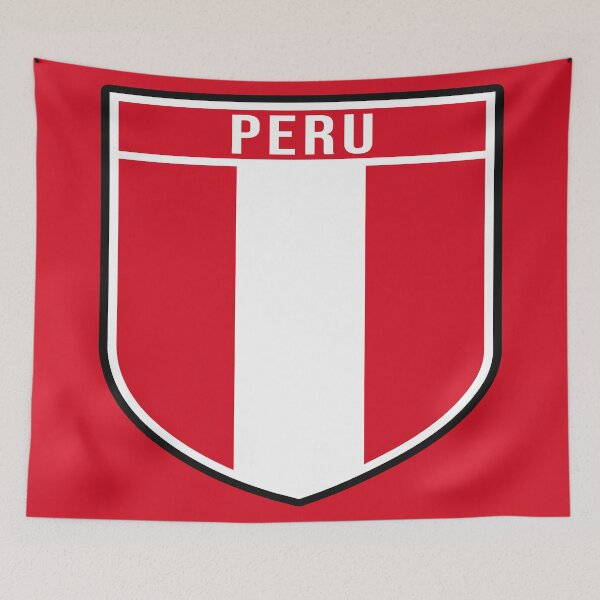Item preview, Peru Flag Badge designed and sold by Cestus.
