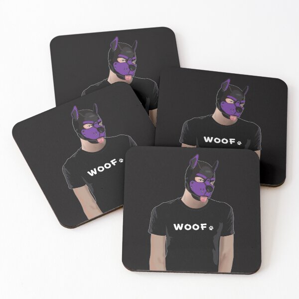 Item preview, Woof – Pup Play (Purple) designed and sold by Steve Anderssen.