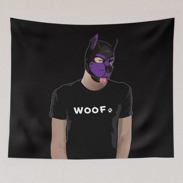 Item preview, Woof – Pup Play (Purple) designed and sold by Steve Anderssen.