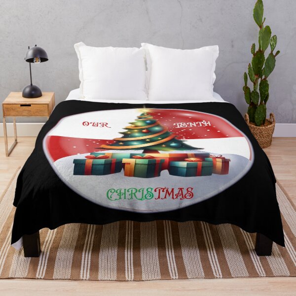 Item preview, Our Tenth Christmas - Red Holiday Anniversary Gift designed and sold by signshirtz.