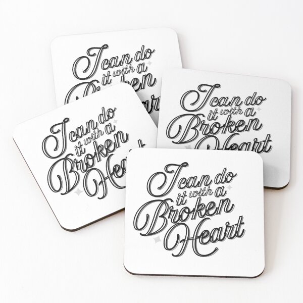 Item preview, I can do it with a broken heart designed and sold by GirlyVision.