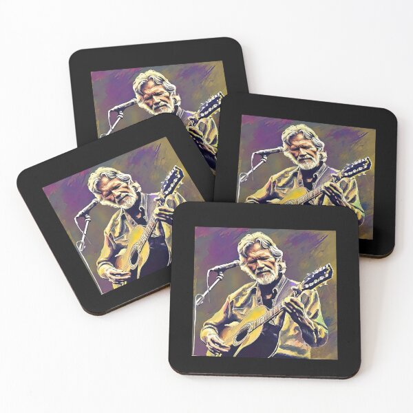 Item preview, Kris Kristofferson retro art style designed and sold by Celestia1l24.