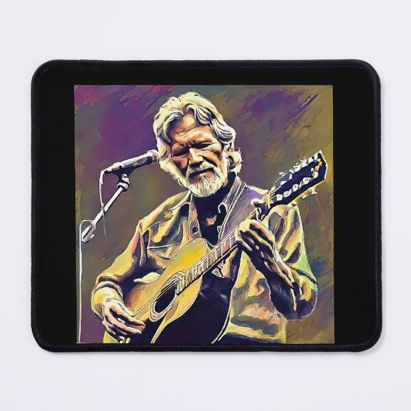Item preview, Kris Kristofferson retro art style designed and sold by Celestia1l24.