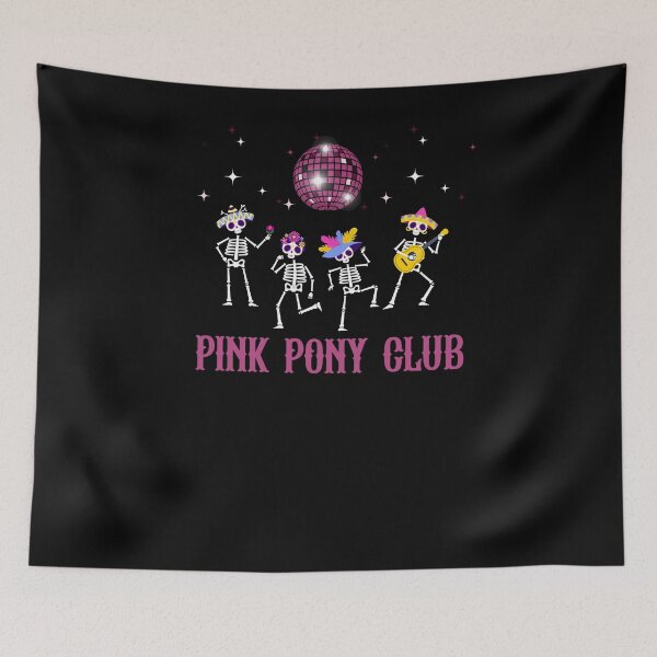 Item preview, Halloween Skeleton Pink Pony Club Cowgirl Western Birthday designed and sold by Harold Stanley.