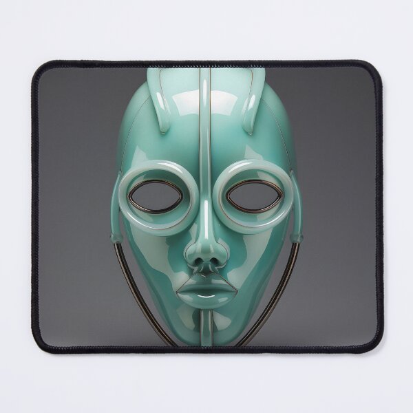 Item preview, Green Glass Mask 4 designed and sold by Jerry Meyer.