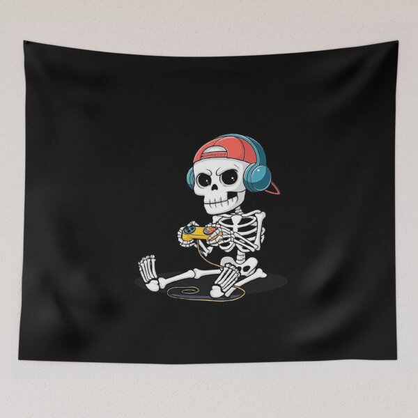 Item preview, Gamer Skeleton - Cool Skeleton Playing Video Games designed and sold by love3617.