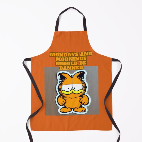 Item preview, Mondays and Mornings Should Be Banned Lazy Garfield designed and sold by MelissaMelovich.