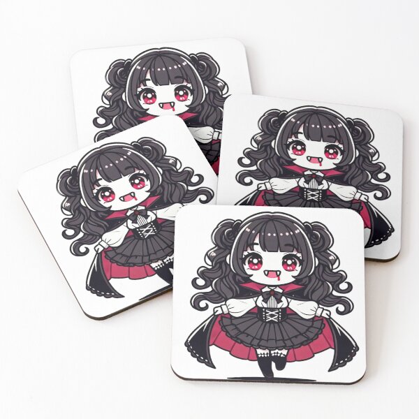 Item preview, chibi Vampire girl(She drank tomato juice!!) designed and sold by II0FU5.