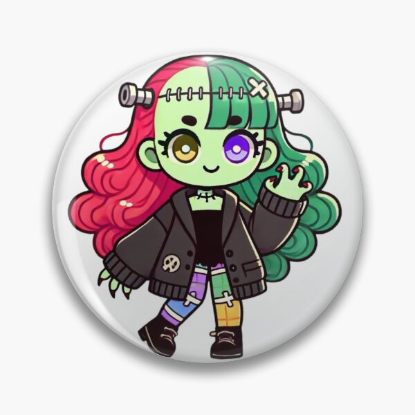 Item preview, chibi Frankenstein girl designed and sold by II0FU5.