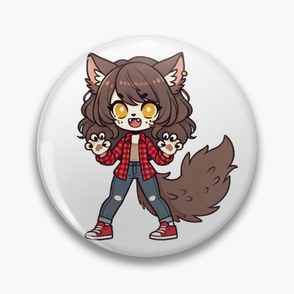 Item preview, chibi Werewolf girl designed and sold by II0FU5.
