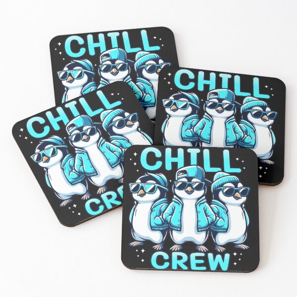 Item preview, Cool Penguins Chill Crew T-Shirt designed and sold by HAFIZ-DP.