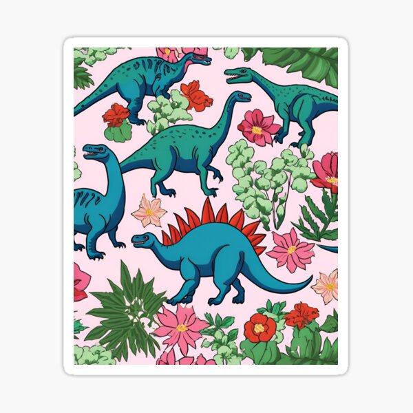 Item preview, Dinosaurs in Bloom: A Prehistoric Garden designed and sold by Vestina88.