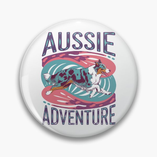 Item preview, Retro Australian Shepherd designed and sold by mpwme.