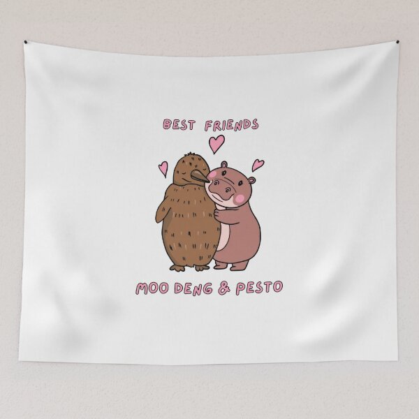 Item preview, Best Friends Hippo and Penguin designed and sold by Celestia1l24.