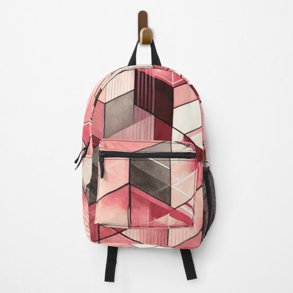 Item preview, Bauhaus Inspired Strawberry Geometric Pattern Design designed and sold by TribalioDesigns.