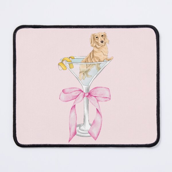 Item preview, Martini Weenie Puppy designed and sold by Magnolia Valley Art.