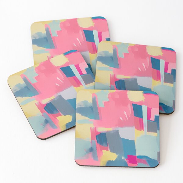Item preview, Retro Abstract Acrylic Painting designed and sold by sofibelen.