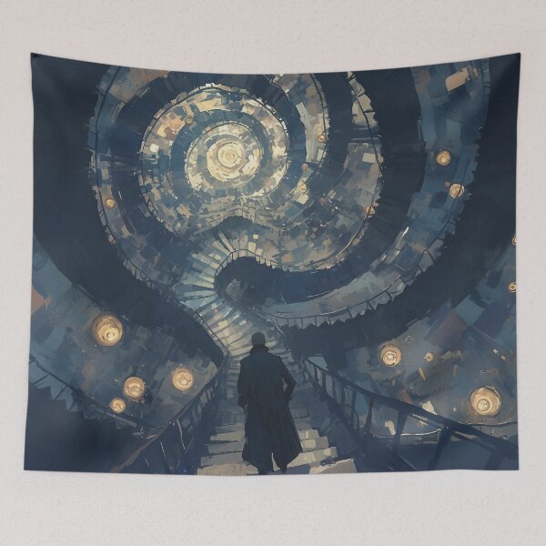 Item preview, Swirling stairways designed and sold by Nowshin Tasnim.