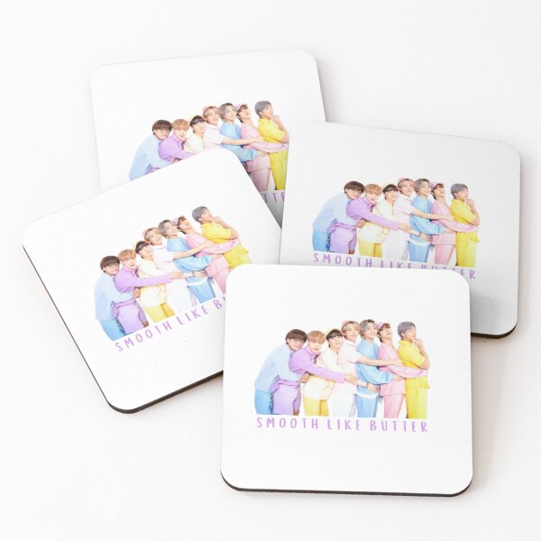 Item preview, Smooth Like Butter BTS Lineup designed and sold by MintMochaMatcha.