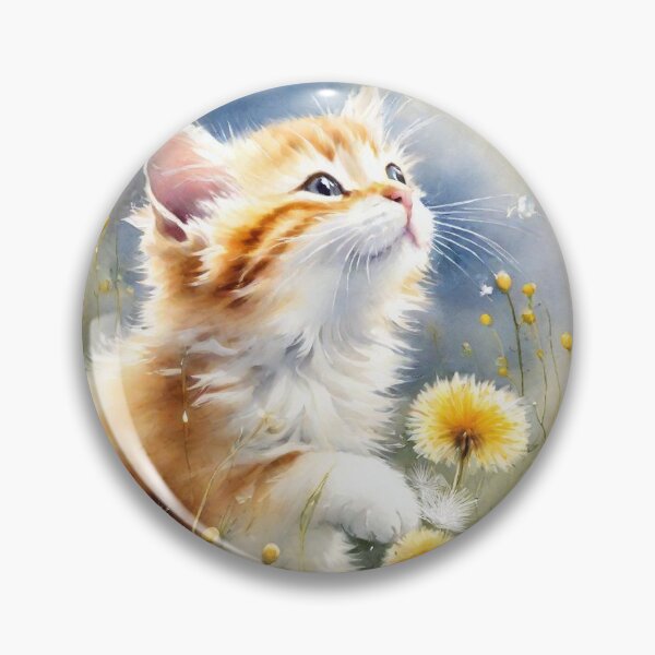 Item preview, Kitten Watches Dandelion Winnow designed and sold by IvaRenee.