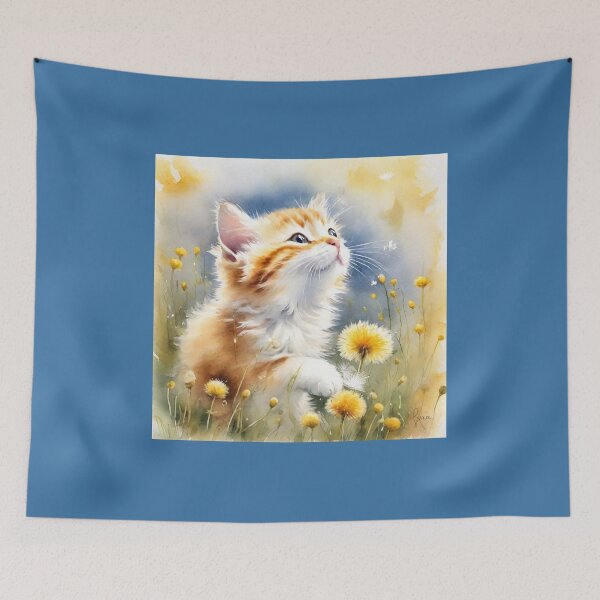 Item preview, Kitten Watches Dandelion Winnow designed and sold by IvaRenee.