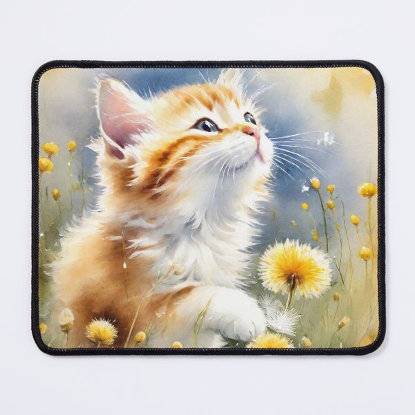 Item preview, Kitten Watches Dandelion Winnow designed and sold by IvaRenee.