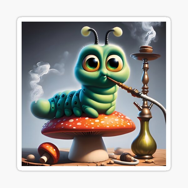 Artikel-Vorschau von Raupe raucht Wasserpfeife, designt und verkauft von LMLStewArt.