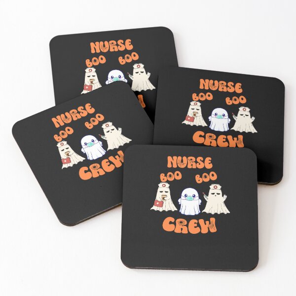 Item preview, Boo Nurse Scrub Funny Ghost Halloween Costumes Womens designed and sold by Harold Stanley.