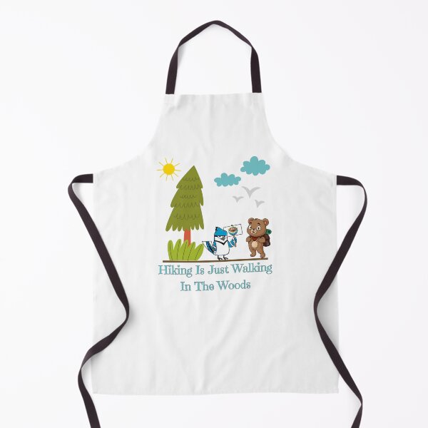 Item preview, Hiking Is Just Walking In The Woods, teal designed and sold by Redeemed365.