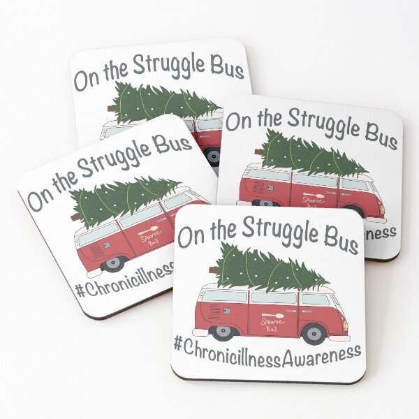 Item preview, On the Struggle Bus | POTS Awareness Christmas designed and sold by Be-Potsitive.