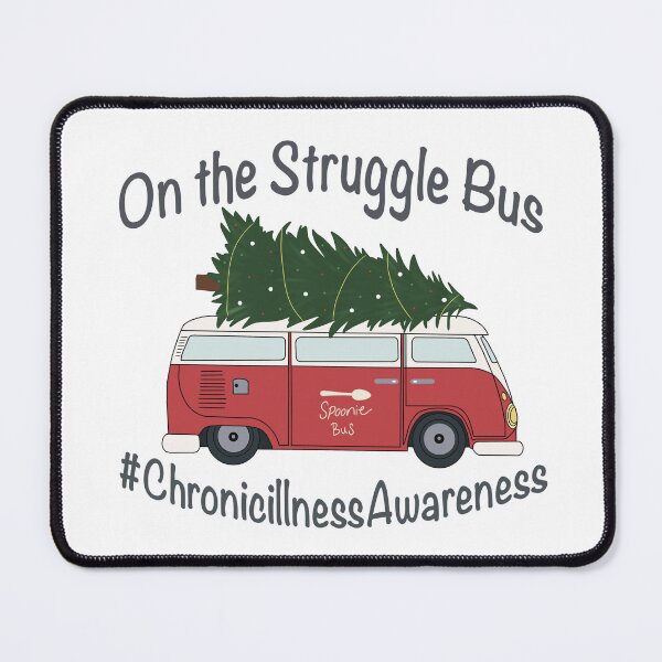 Item preview, On the Struggle Bus | POTS Awareness Christmas designed and sold by Be-Potsitive.