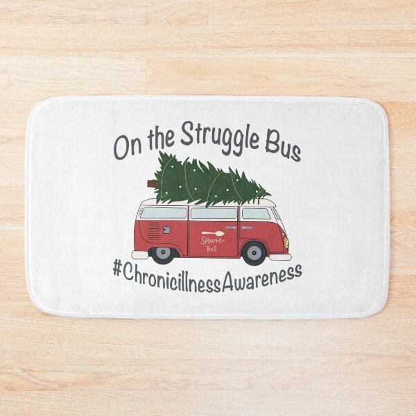 Item preview, On the Struggle Bus | POTS Awareness Christmas designed and sold by Be-Potsitive.