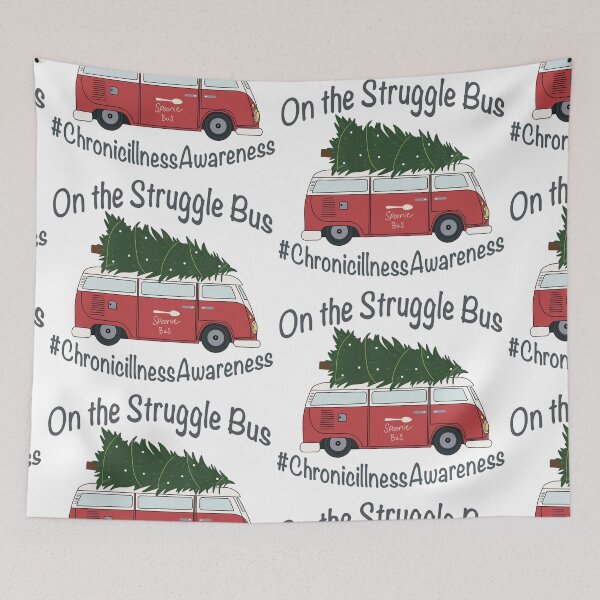Item preview, On the Struggle Bus | POTS Awareness Christmas designed and sold by Be-Potsitive.