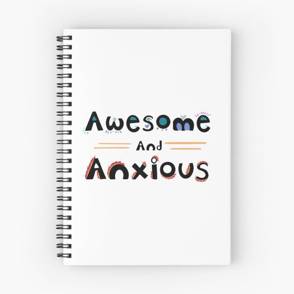 Item preview, Awesome and Anxious designed and sold by NeurospiceSoup.