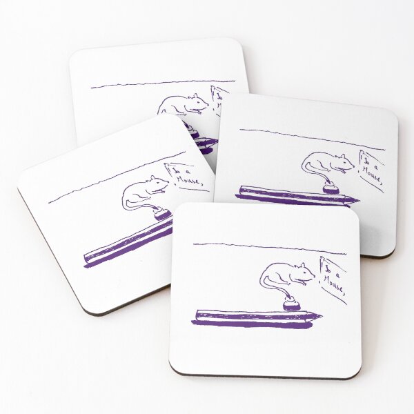 Item preview, Writing Mouse Purple designed and sold by MagentaTwilight.