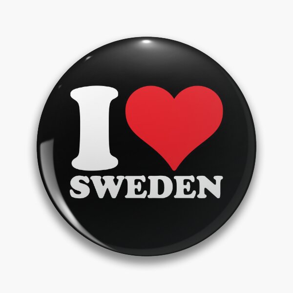 Item preview, I Love Sweden designed and sold by PaintedPixels01.