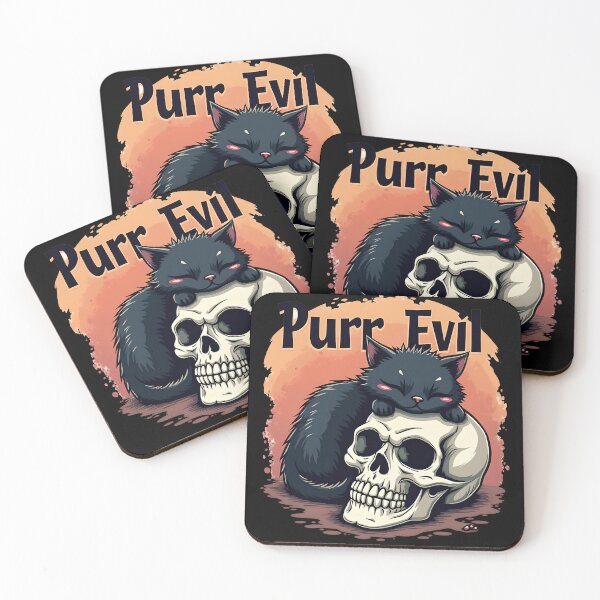 Item preview, Cute Halloween Cat - Purr Evil  designed and sold by kjp-design.
