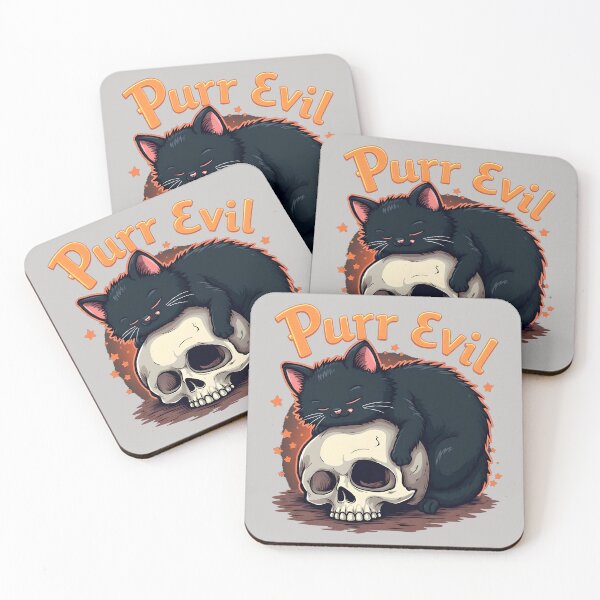 Item preview, Halloween cat nap cute, Purr Evil  designed and sold by kjp-design.